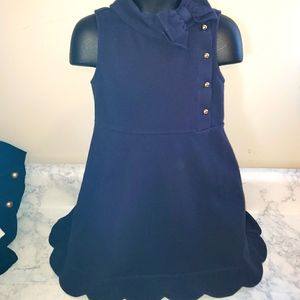 Janie & Jack navy bow dress